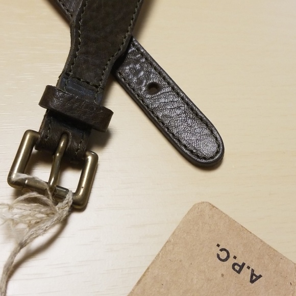 APC Belt Brown Leather - Picture 5 of 8